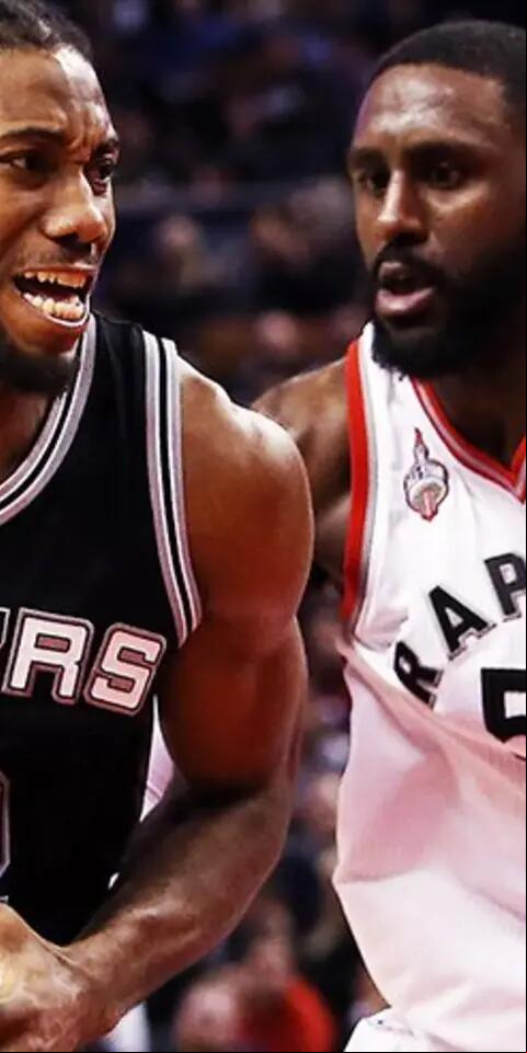 Kawhi Leonard San Antonio Spurs Patrick Patterson Toronto Raptors NBA